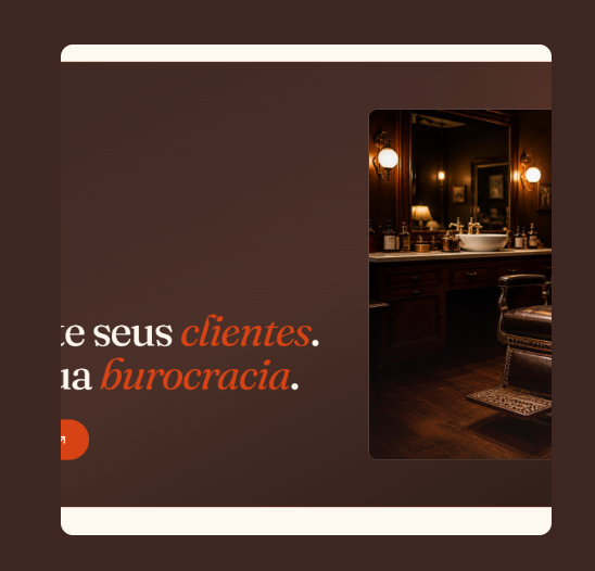 Cadeira de barbearia vintage
